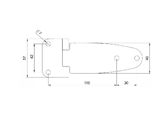 Ventilation Door Hinge
