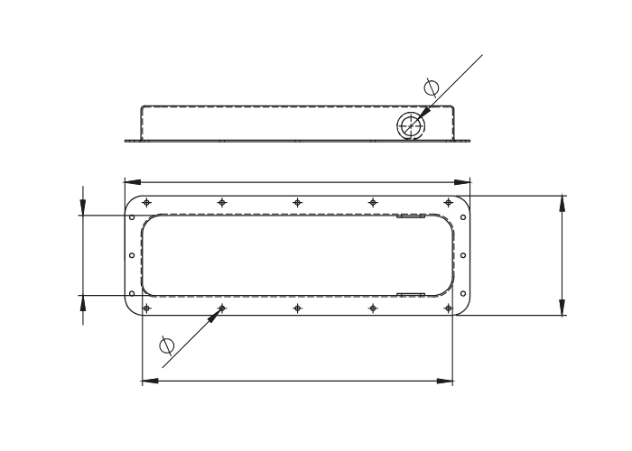 Small Aluminum Tray