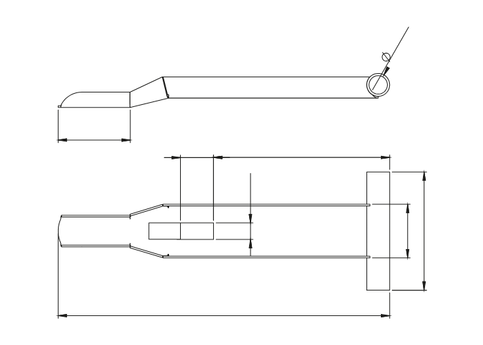Large Lever With Tube