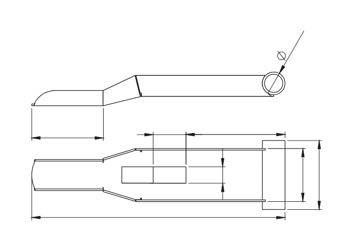 Small Lever With Tube