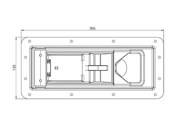 Built-In Lock With Key