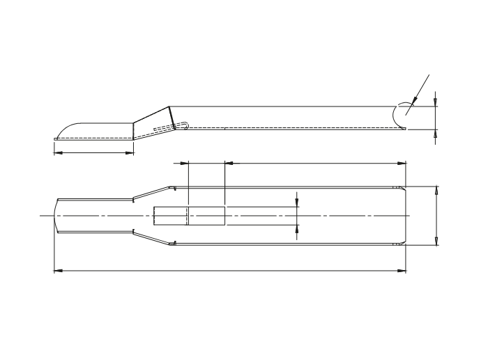 Large Door Closing Lever